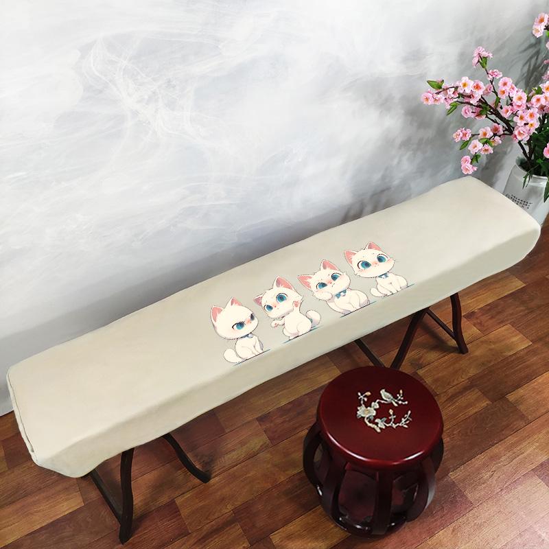 161-165cm Waterproof Guzheng Cover Chinese Ancient Style Dust Cover Edge Classical Literary Piano Organ Keyboard Furniture Cover