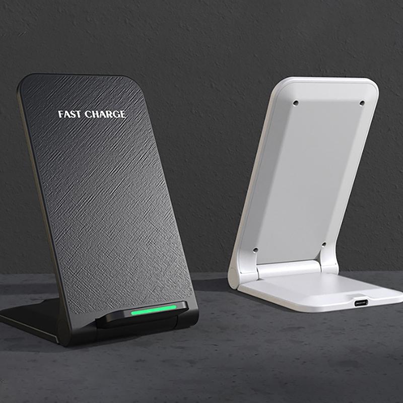 15W Wireless Charger Stand Pad For Phone 15 14 13 12 11 Pro Phone Chargers Induction Fast Charging Dock Station