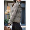 Autumn and winter classic new Qiandongge warm and thin design sense white duck down stand-up collar down bread clothes