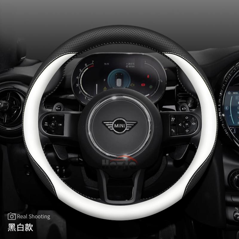 Leather Car Steering Wheel Cover for BMW Mini GT 164 R50 R56 R53 R55 F60 F54 R60 Countryman Cooper U25 Accessories