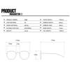 Women's sunglasses, men's and women's fashion snakehead rhombus sunglasses, frameless trimmed metal sunglasses