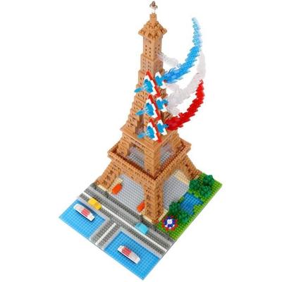 Mini-figure In Bricks - BANDAI - NANOBLOCK - Eiffel Tower Deluxe - 2500 Pcs