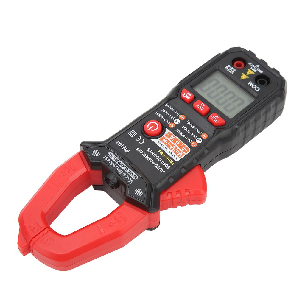 Zangenmultimeter Vollautomatisches Zangen AC DC Strom Spannung Widerstand Frequenzmessgerät Voltmeter Amperemeter