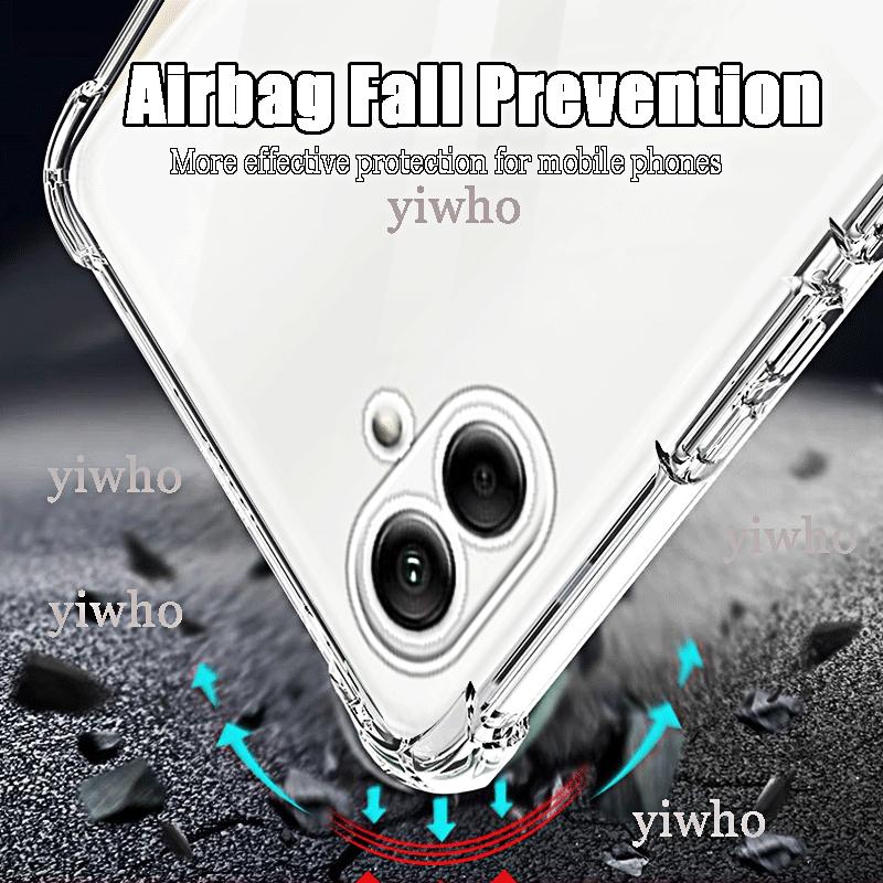 Luxuriöse transparente weiche Silikonhülle für Samsung Galaxy A04 Stoßfest Transparent 04a A 04 SM-A045F/DS 6,5" Handyhüllen Rückseitenabdeckungen