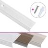 VidaXL Stair Nosing L-shape 15 Pcs Aluminium 100 Cm Silver, Stair Steps, Stair Edges, Stair Profiles, 146756