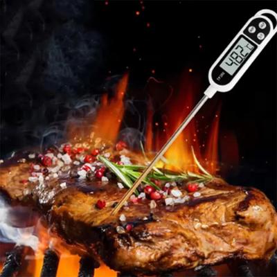 1pc-Stainless Steel Probe Type Household Food Thermometer Pen Type Milk Temperature Cooking Food Thermometer(No Battery.)