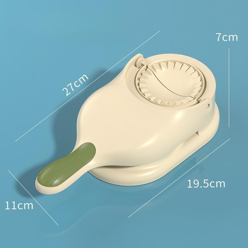 1pcs Dumpling Maker 2-in-1 Home Kitchen Multi Functional Manual Rolling and Pressing Dumpling Skin Mold