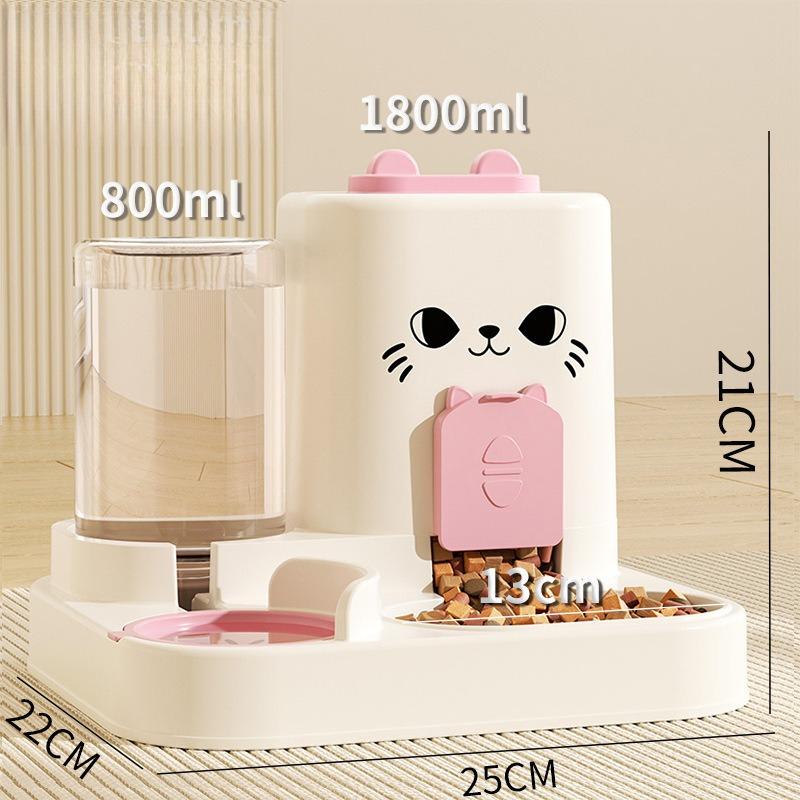 Cat Bowl Dog Bowl Cat Food Basin Cat Cat Cat Food Automatic Feeder Drinking Water Integrated Cat Basin