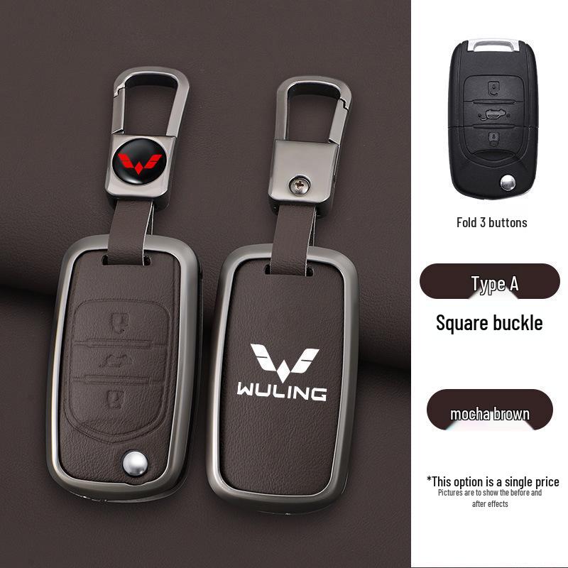 Wuling Hongguang Mini 3rd Gen Key Cover with Buckle for Macaron Series