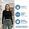 Star Hollowed Pin Buckle Retro Jeans Belt Korean Style Denim Belt Fashion Metal Buckle Belts  Women