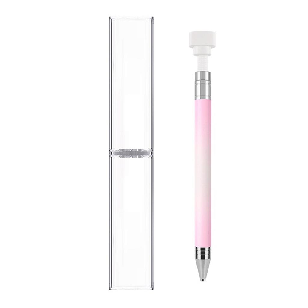 Rotating Nail Art Dotting Pen for Rhinestones with 360 Degree Tip Anti-Slip Handle Nail Art Dotting Pen for DIY Nail Designs