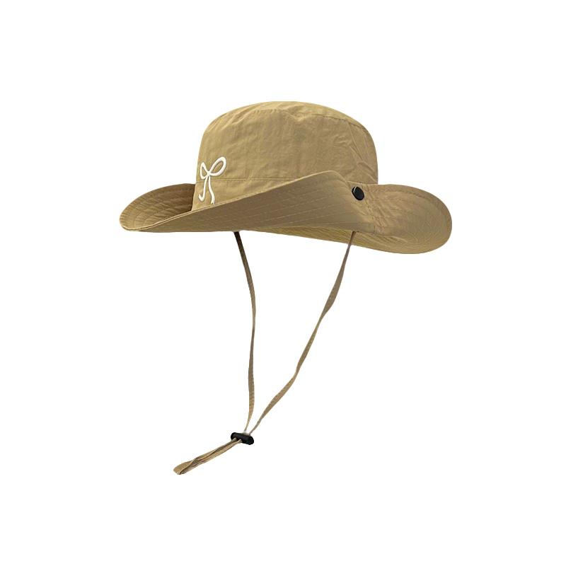 

1шт козырек кепка складная кепка для бассейна бант альпинистская кепка защита от солнца быстросохнущие солнцезащитные шляпы на шнурке дышащая мода M（56-58cm）