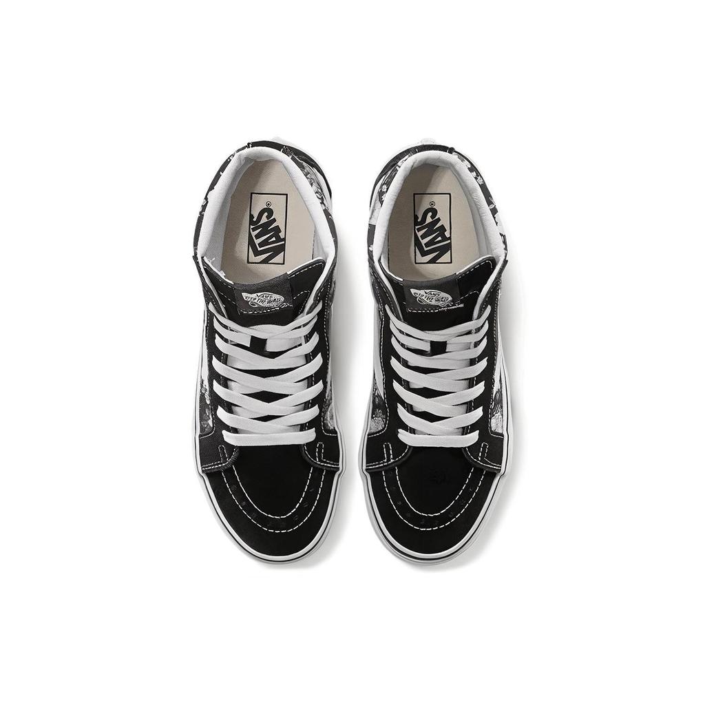 Vans Sk8 Reissue High Top Skate Shoes Unisex Sneakers Black White VN0A4BV8TY9