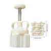 Functional Mooncakes Press Molds Unique Mooncakes Crafting Molds Creative Stamps Set for Making Beautiful Treat