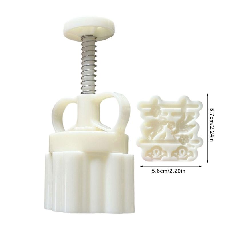 Functional Mooncakes Press Molds Unique Mooncakes Crafting Molds Creative Stamps Set for Making Beautiful Treat
