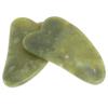 Gua Sha Natural Green Jade Quartz  Stone  Bodys Massage Board Tool