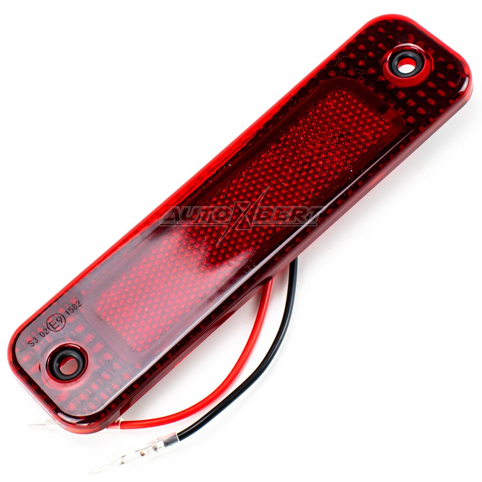 

ДЛЯ FORD TRANSIT MK3 2006 -2014 Задние светодиодные стоп-сигналы Светодиодная модернизация Высокое крепление стоп-сигнала 1519539 4888990 5089490 7C1613N408AA красный