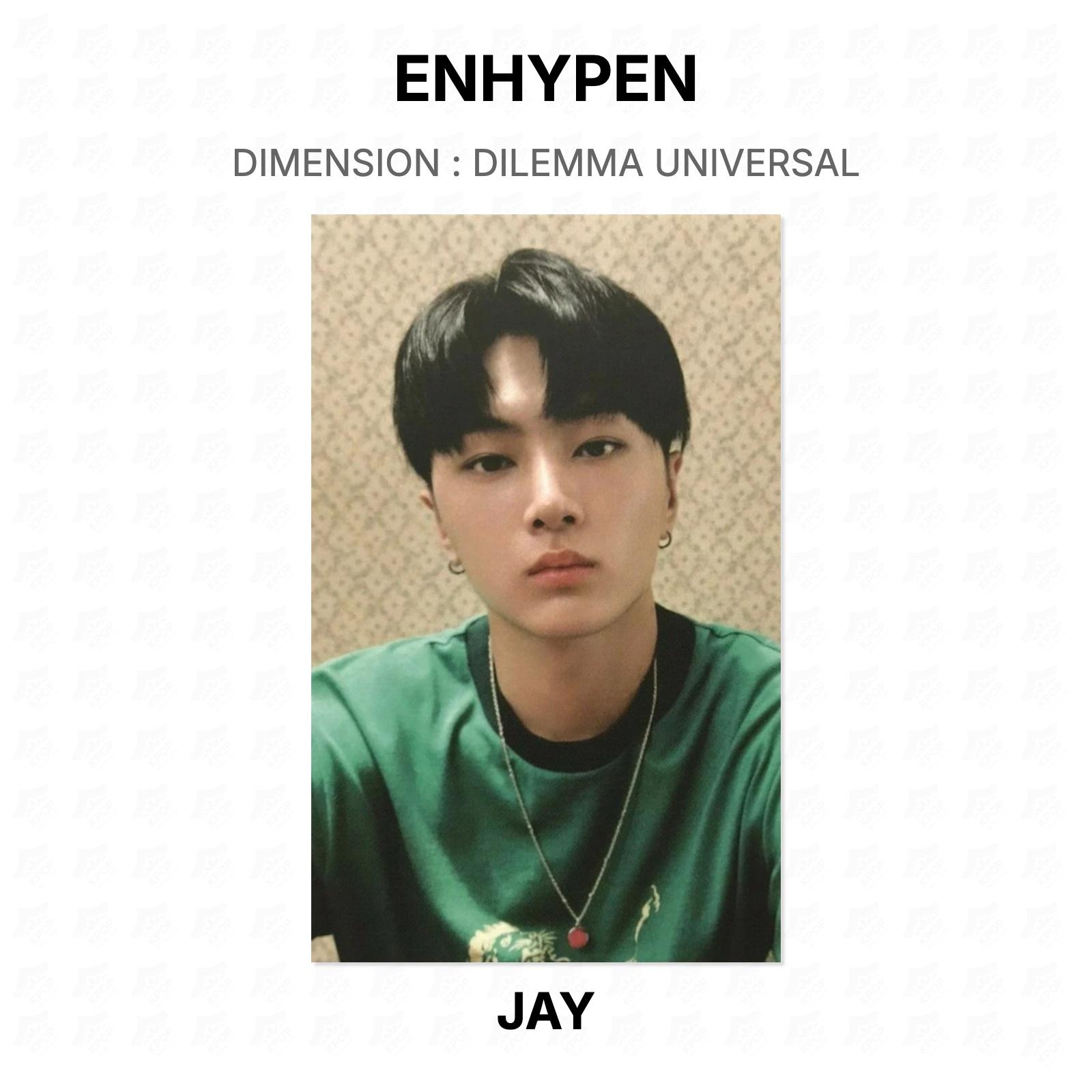 ENHYPEN DIMENSION : DILEMMA UNIVERSAL Official Photocard JAY