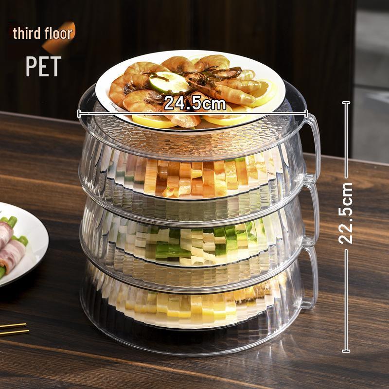 Folding Dustproof Food Cover & Storage Rack for Dining Table