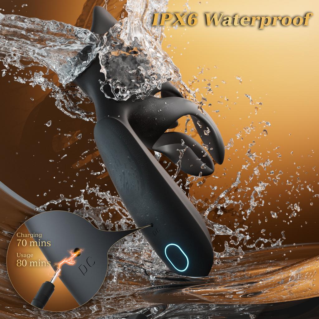 Masturbator for Men Penis Training Vibrator Glans Trainer Stimulator Massager Lasting Delay Endurance Adult Sex Toys For Men