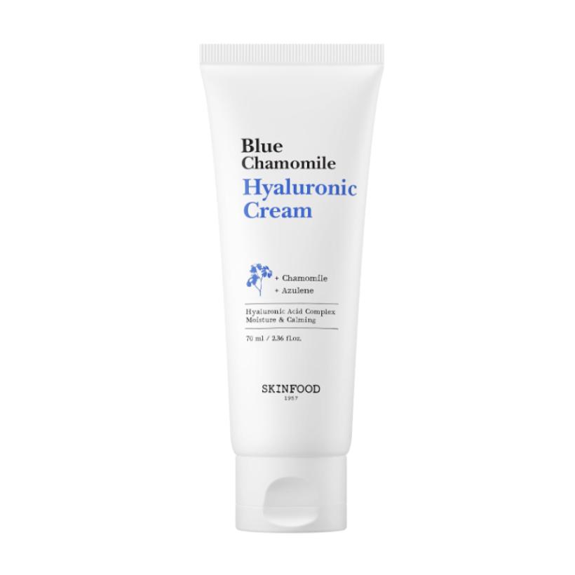 SKINFOOD Blue Chamomile Hyaluronic Cream 70ml Soothing & Deep Hydration Care