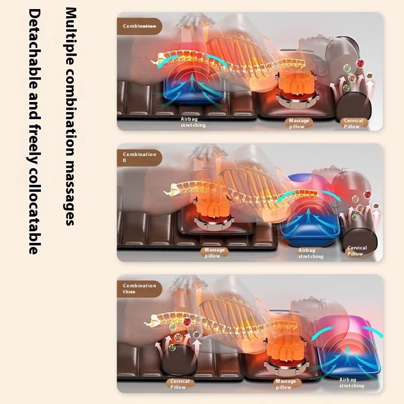 Full body mattress mattress Household cervical massage instrument Electric shoulder neck waist back cushion