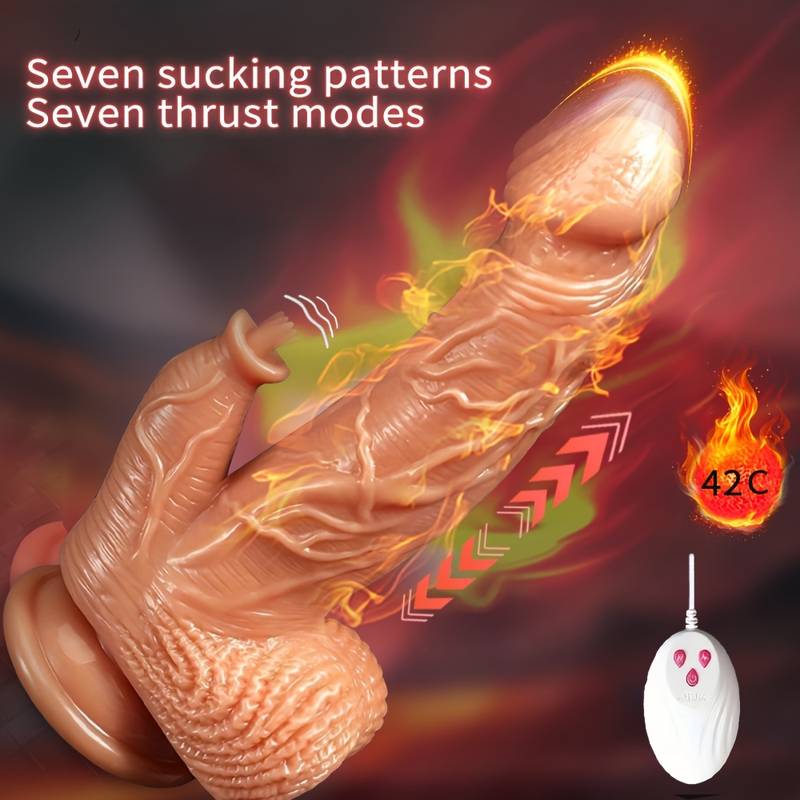 Realistyczne wbijanie Dildo lizanie wibrator wibracyjne wibratory i ogrzewanie tryby lizania dla odbytu łechtaczka stymulacja punktu G pilot zabawki erotyczne dla dorosłych