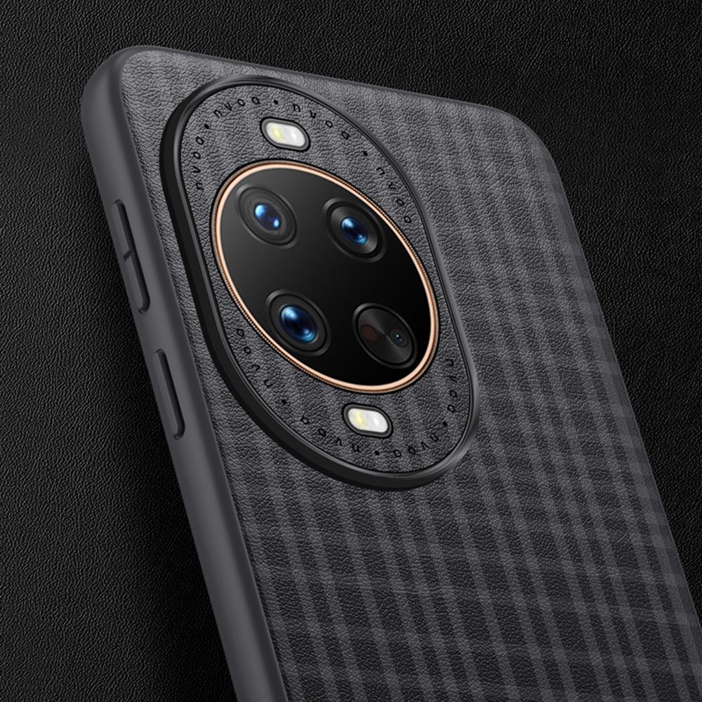 For Huawei Nova 14 5G Case Plaid Texture PU Leather + TPU Protective Phone Cover