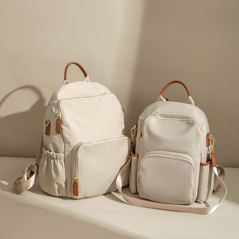 Casual ryggsekk med stor kapasitet i Oxford-stoff for kvinner, vår og sommer, multifunksjonell pendlerryggsekk, reiseveske