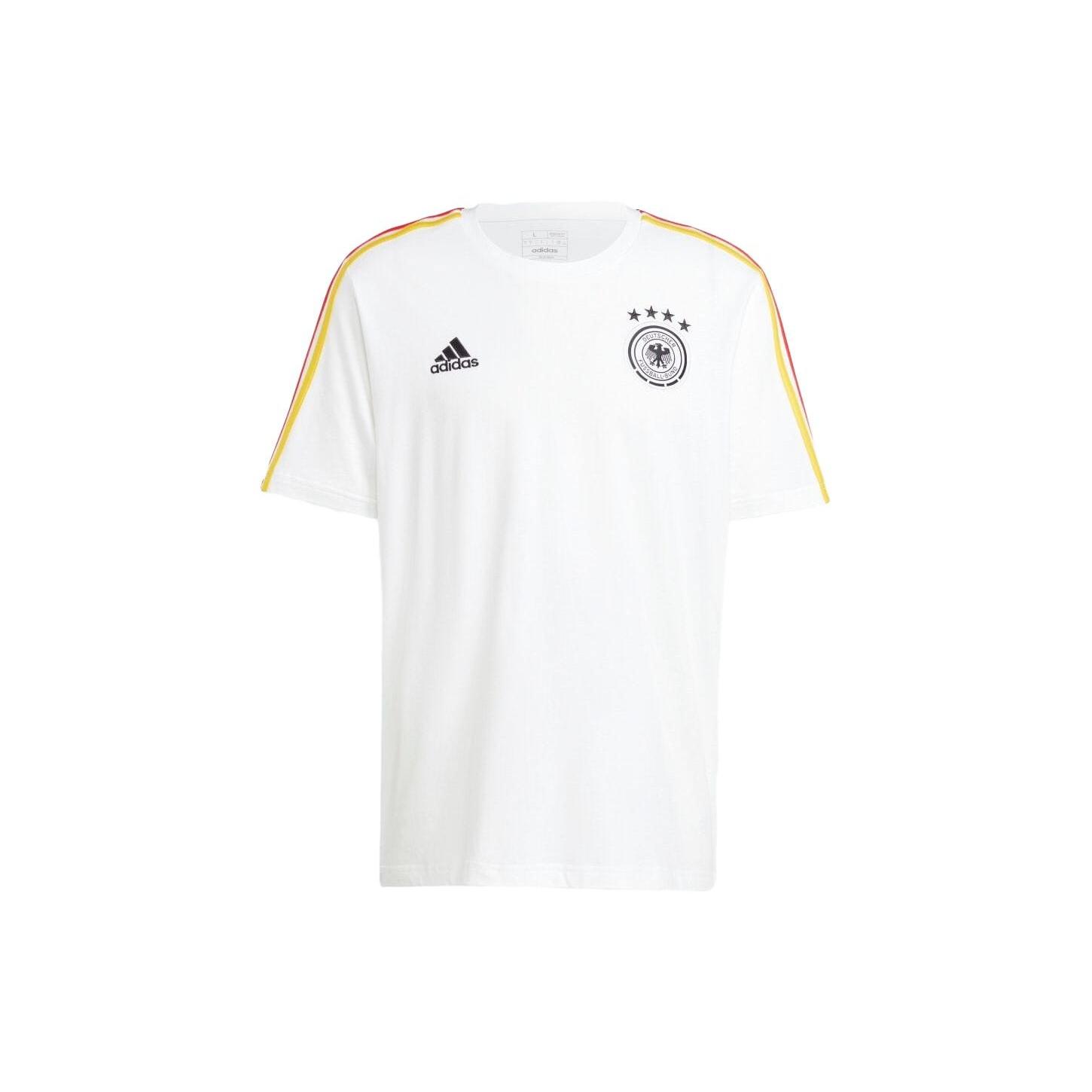 adidas Germany DNA 3-Stripes Football T-shirt Asia Sizing White Men s IU2082