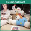 Plush Removable Toy Lumbar Cushion With Cartoon Animal Pattern Chair Decor Doll