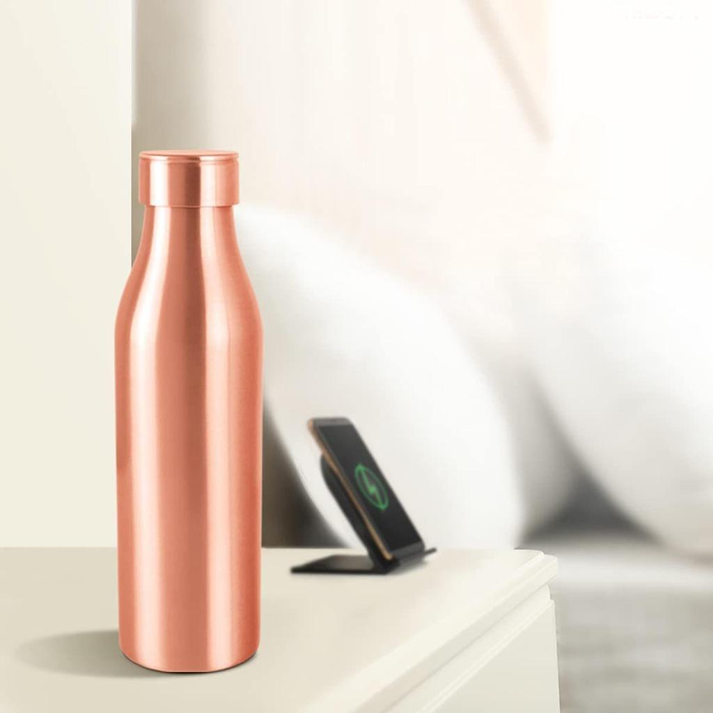 Copper Charge 1000 Water Bottle, Set of 2, 960 Ml Each, Copper | 100% Leak Proof | Office Bottle | Gym Bottle | Yoga Bottle | Home | Kitchen
