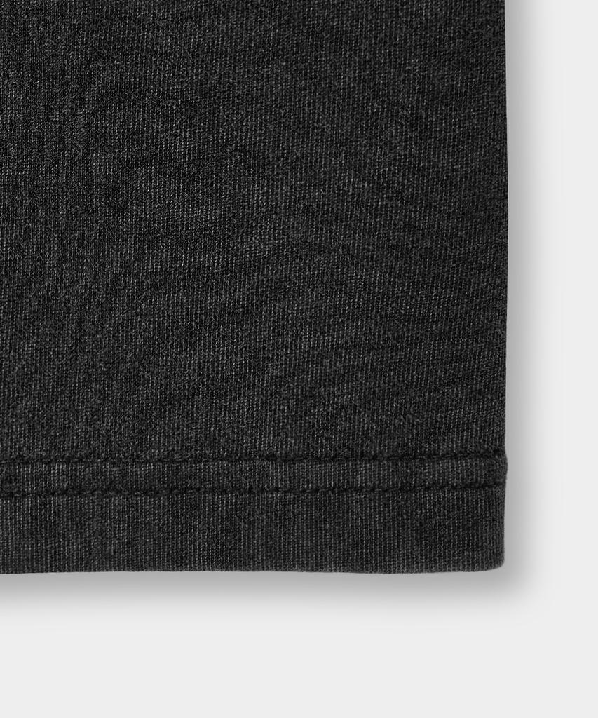 Dimiteulibeullaeg Vlad Vintage Black Semi-Crop T-Shirt_Pigment Charcoal