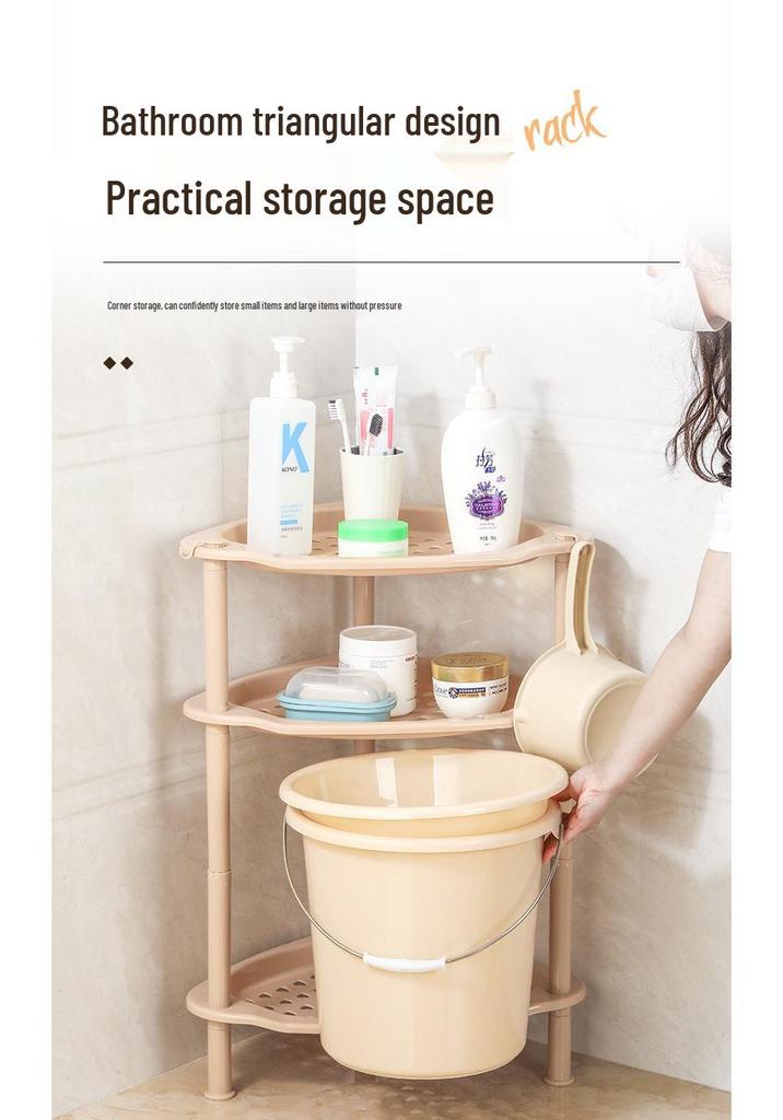 Multi-layer Storage Rack for Kitchen and Bathroom