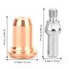 20pcs 30A-40A 40A-60A Plasma Electrode Tips 0.6mm Orifice Cutting Torch Electrode  For PT60 Torch