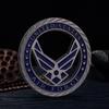 USAF Air Force Medals Coin with Gift Box, Fretwork Air Force Veteran Challenge Coin