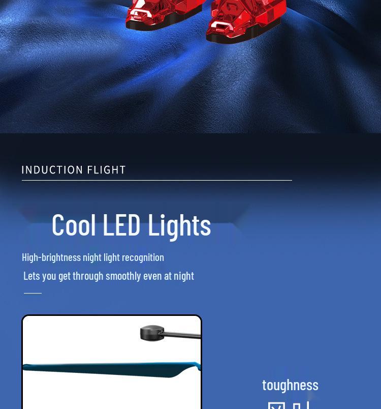 Gesture-Controlled Hovering Glow Helicopter Ball Toy
