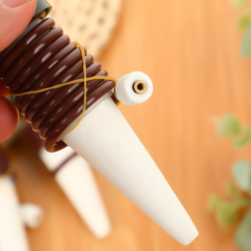 Flower Potted Automatic Watering Irrigation Device Drip Plant Waterer Gardening Tool Ceramic Drip Irrigation Device