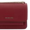 Michael Kors Magnetic Closure Adjustable Shoulder Strap Crossbody Bag Women Bags Deep-Red Black 32T4GC7C1T-DEEPRED