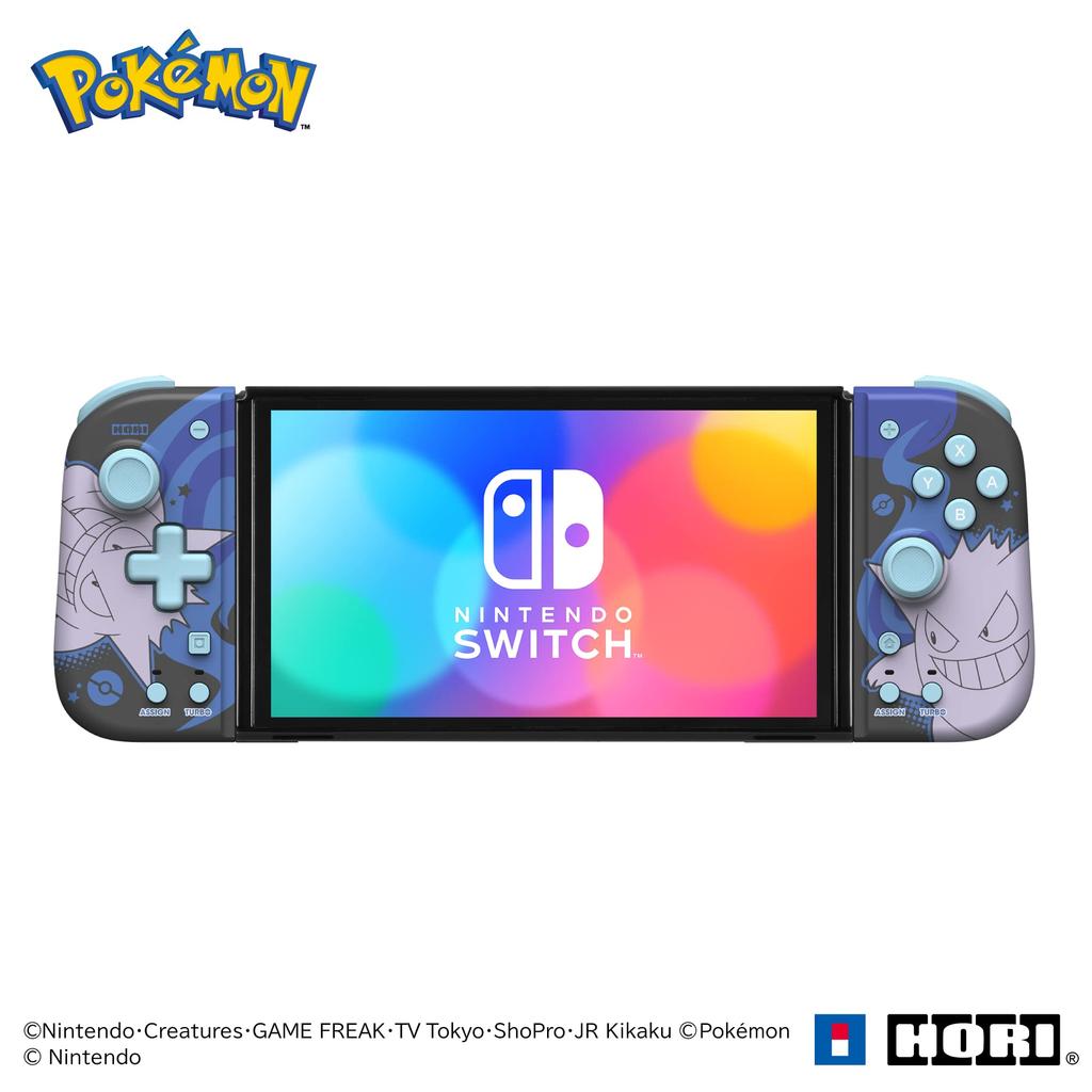 Ausgestattet mit Schnellfeuer- und Schnellfeuer-Hold-Funktion, lizenzierter Pocket Monster Grip Controller, passend für Nintendo Switch Gengar Switch [Nintendo-Produkt]
