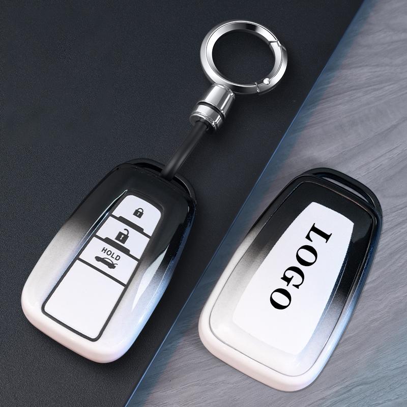 New TPU Car Key Case Cover Protect Shell Bag For S5 Prius Camry Corolla CHR C-HR RAV4 Altis Land Cruiser Prado Accessories JH5