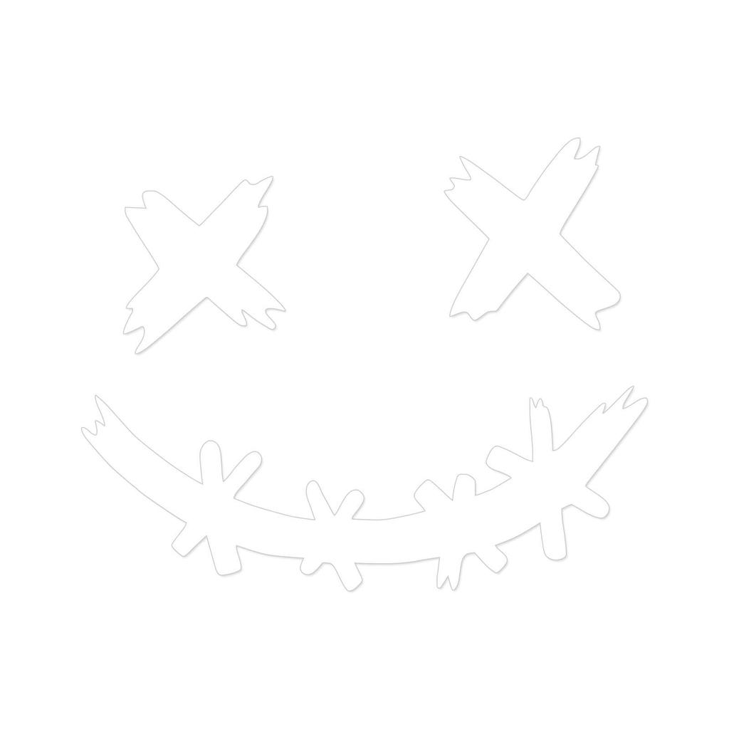 Smile Car Decal | Waterproof Smile Face Decal for Car
