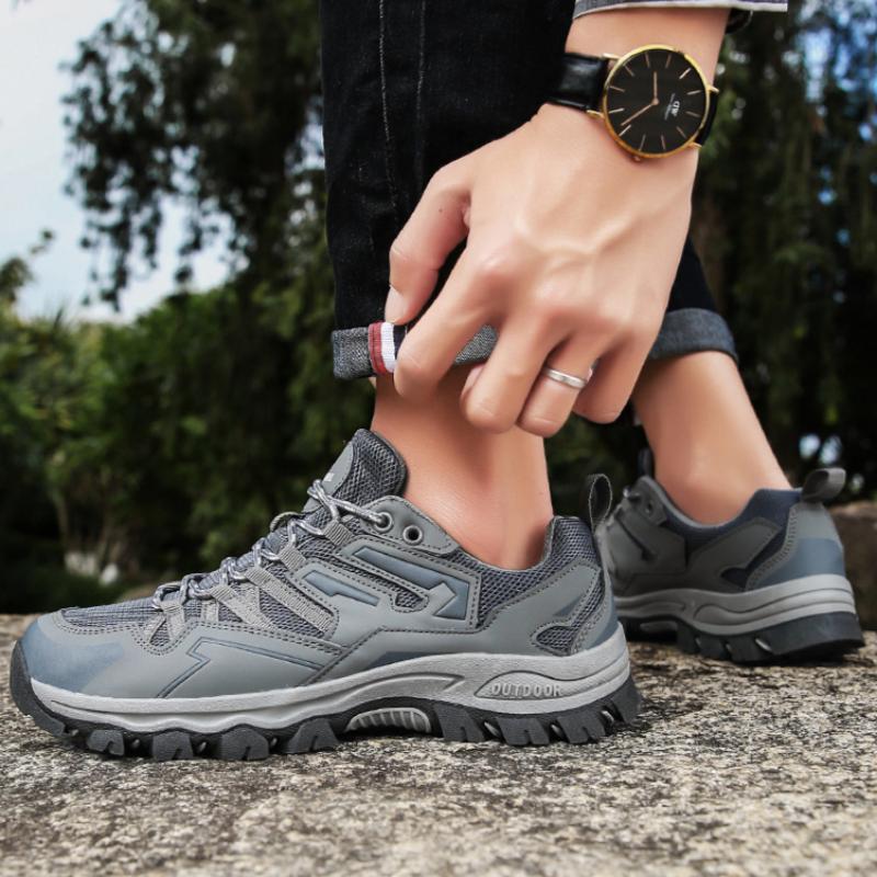 Hiking Shoes, Outdoor High-top Mountaineering Shoes, Non-slip and Wear-resistant Sports Shoes for Men and Women
