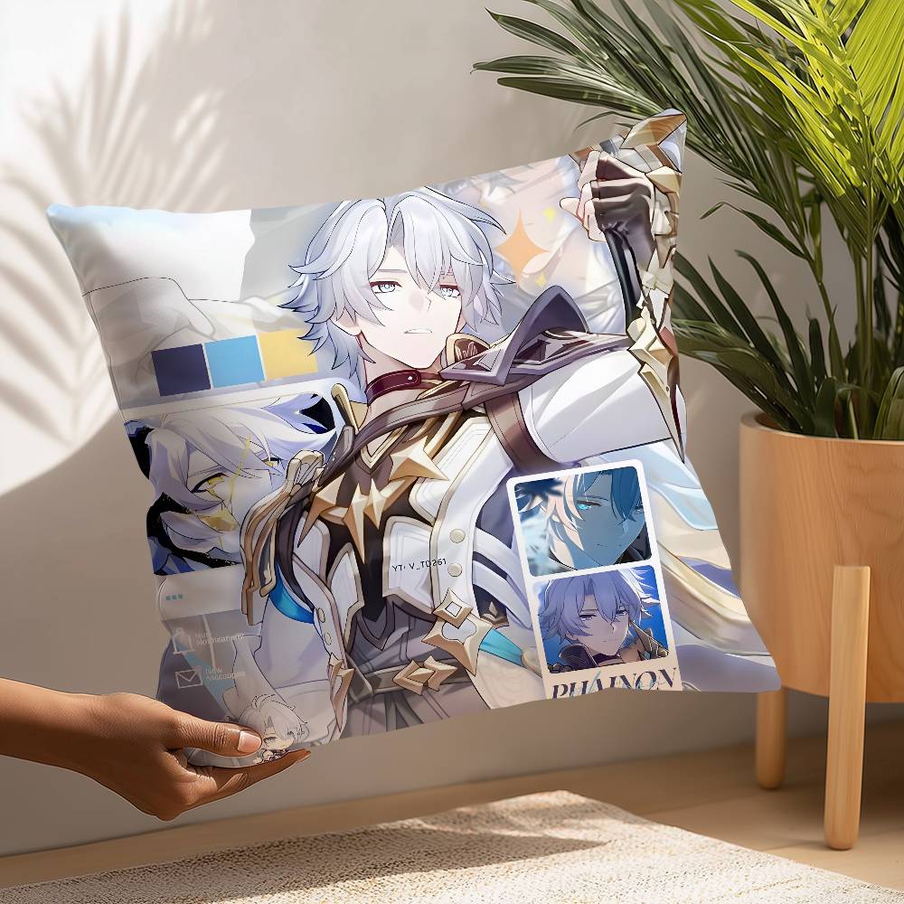 Video Game Phainon Honkai S-Star Rail Pillow Case Plush Fabric Soft Pillowcase Double Sided Print Cushion Cover Household Gifts