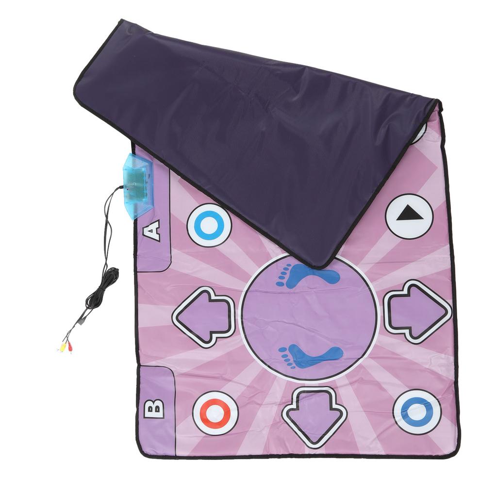 Covoraș de dans dublu Sensibilitate ridicată Îmbunătățește coordonarea Pad electronic de dans cu interfață AV USB