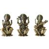 God Idol's | 2 Inch | Small Idols for Pooja Room - Home Decor | Car | House Warming Gifts | Decoration Items (Ganpati, Laxmi & Saraswati Devi)