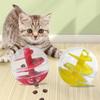 Interactive Cat Treat Dispenser Ball Spiral Puzzle Toy for Slow Feeding and Mental Stimulation Durable Chew Resistant Pet Toy