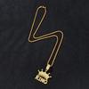 European & American Rhinestone Crown King HIPHOP Punk Pendant Accessory