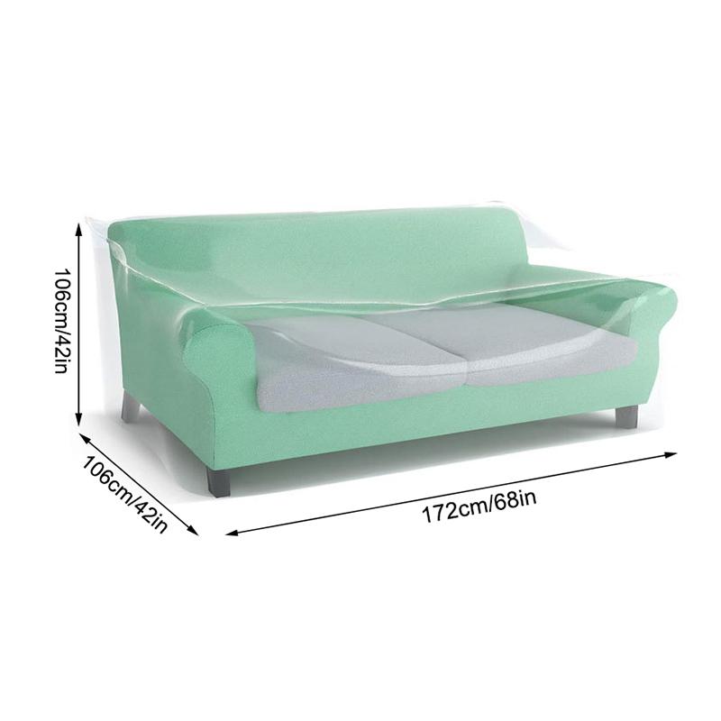 Couch Cover Pet Plastic Cover Transparent Cat Scratch Protector Waterproof Sofa Cover For Protection Against Cat Dog Clawing