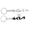 YPGH8 1pcs 3D Metal Car Key Emblem Key Holder Auto Accessories For Rio K5 K3 Ceed Sportage Picanto Cerato Soul Sorento Optima Niro